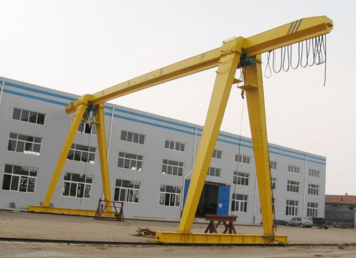 Zunanji Single Girder Gantry Crane 10Ton