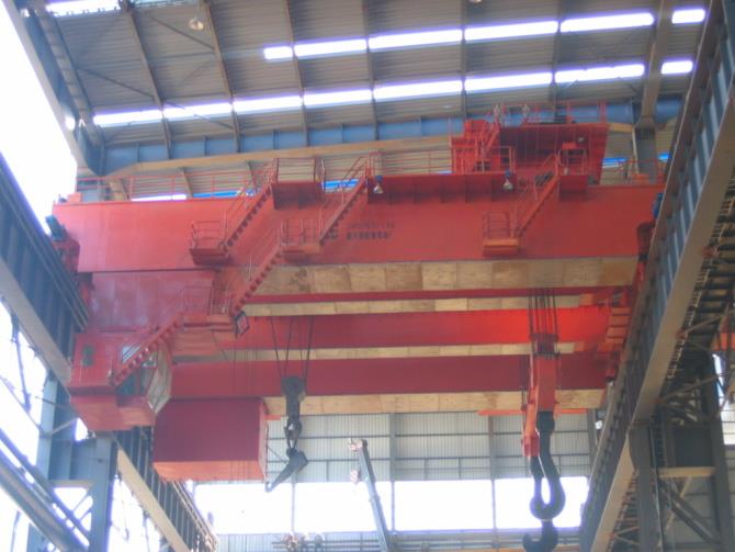 20 Ton 50 Ton Casting Overhead Traveling Dvostranski nosilni žerjav